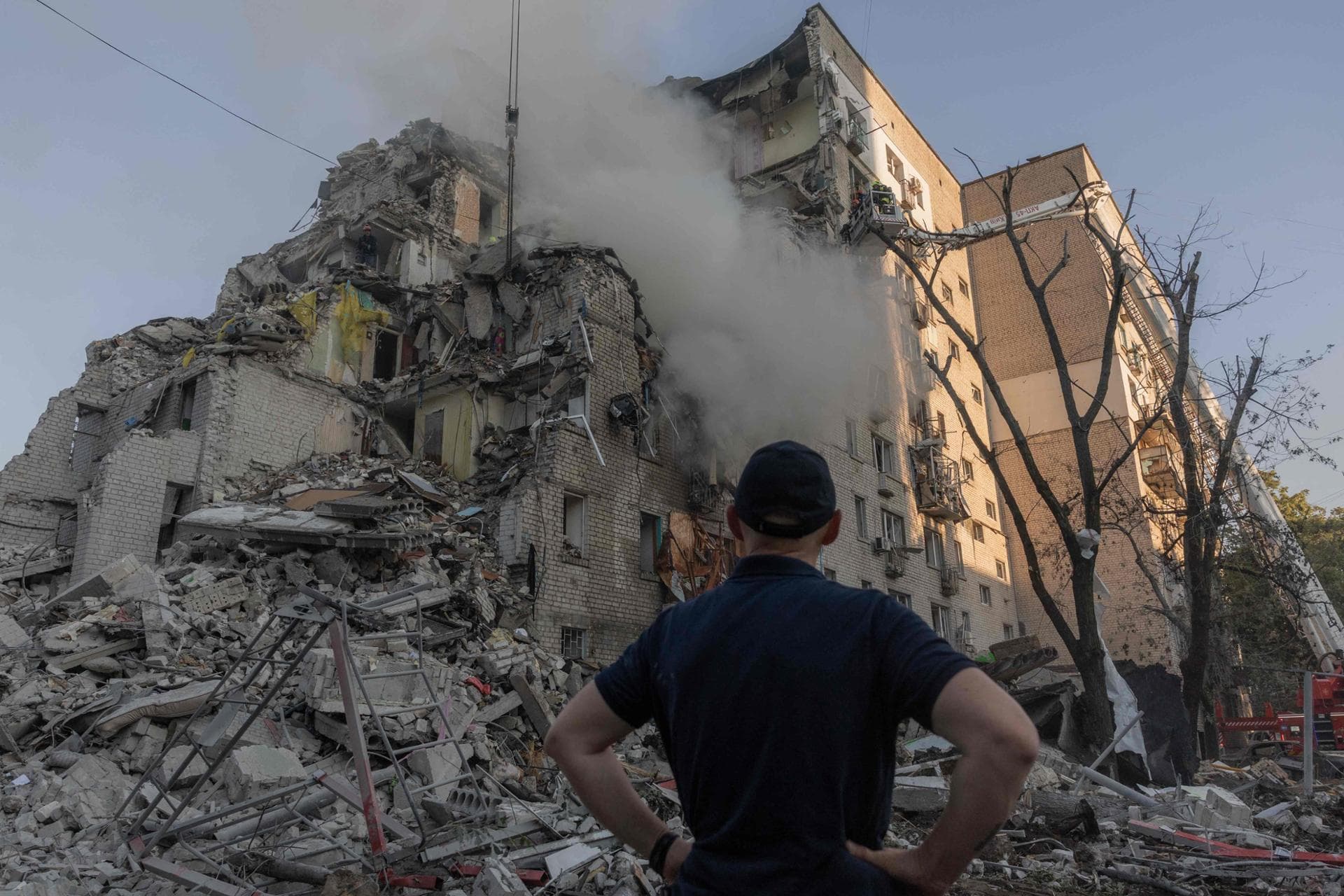 Russian missiles and drones kill 11, cause damage across Ukraine capital