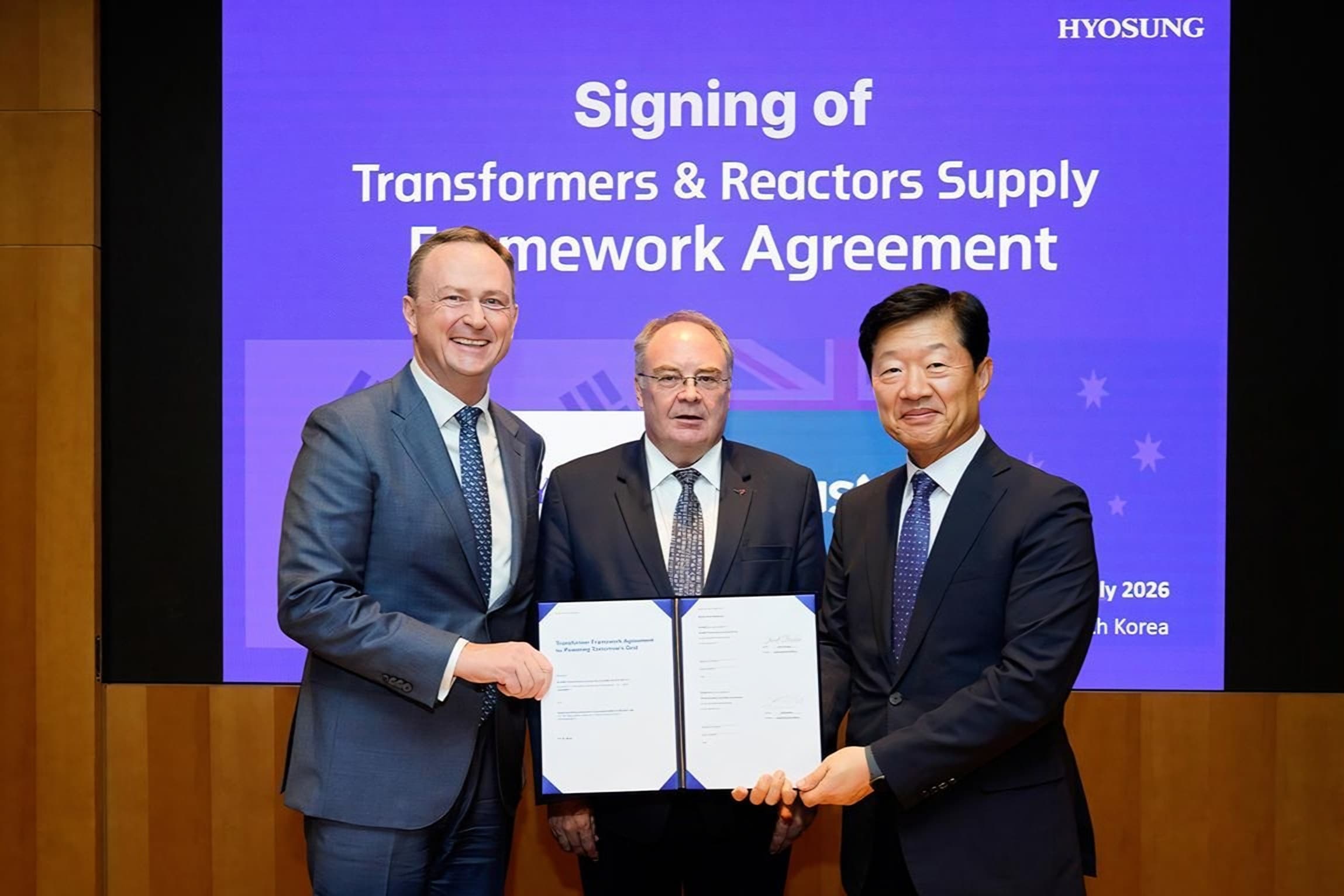 Hyosung wins $200 mil. power equipment deal in Australia