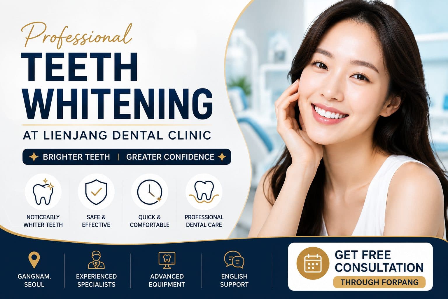 Professional Teeth Whitening at Lienjang Dental Clinic